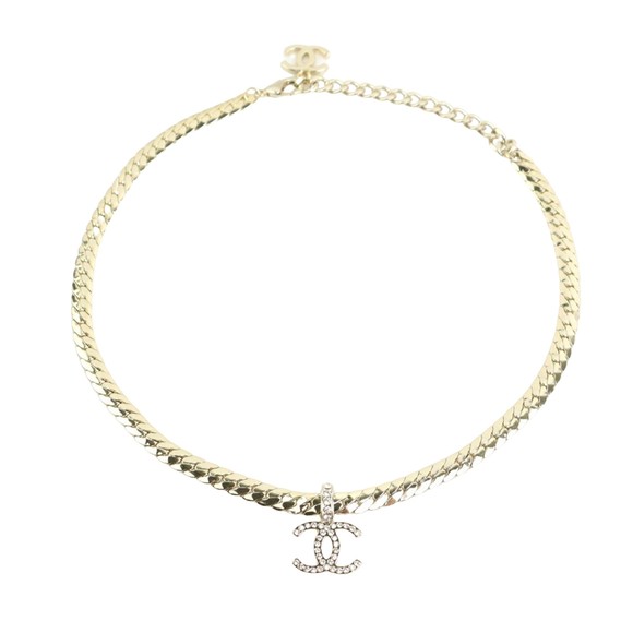 Chanel Coco Mark Gold Metal necklace - Picture 1 of 5